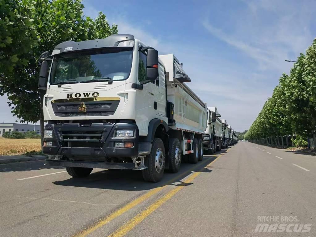 Howo TX 8*4 Savivarčių priekabų vilkikai