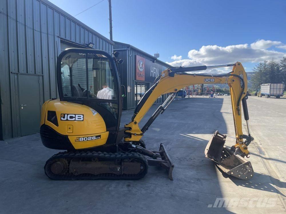 JCB 8026 Mini ekskavatoriai < 7 t
