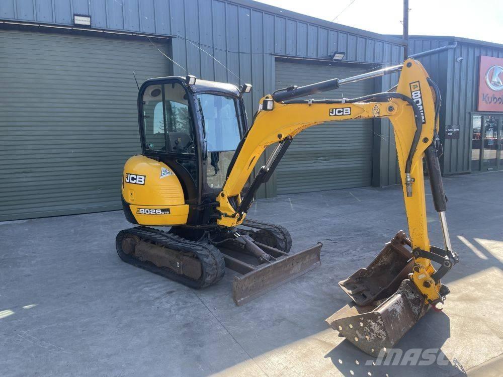 JCB 8026 Mini ekskavatoriai < 7 t