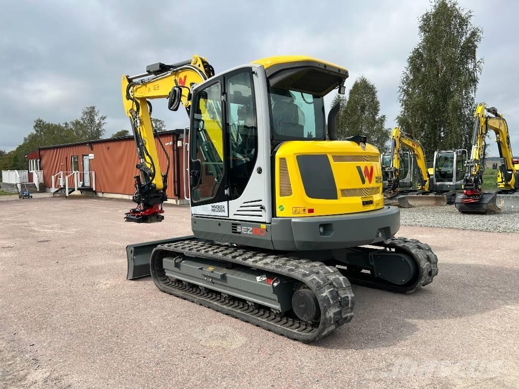 Wacker Neuson EZ80 Vidutinės galios ekskavatoriai 7-12 t