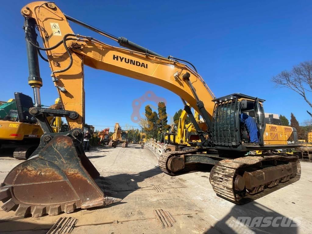 Hyundai Robex 520 VS Vikšriniai ekskavatoriai