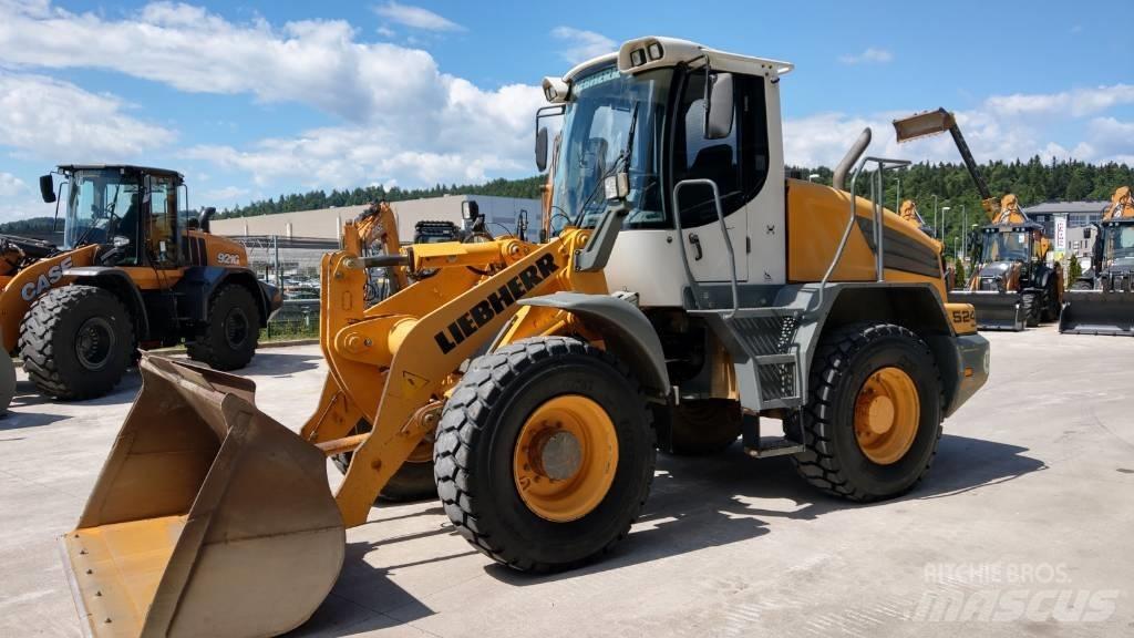 Liebherr L 524 Naudoti ratiniai krautuvai