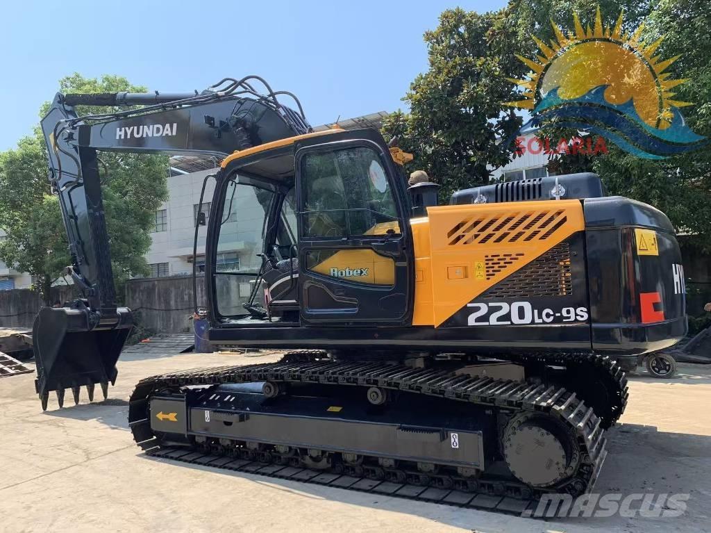 Hyundai R220LC-9S Vikšriniai ekskavatoriai