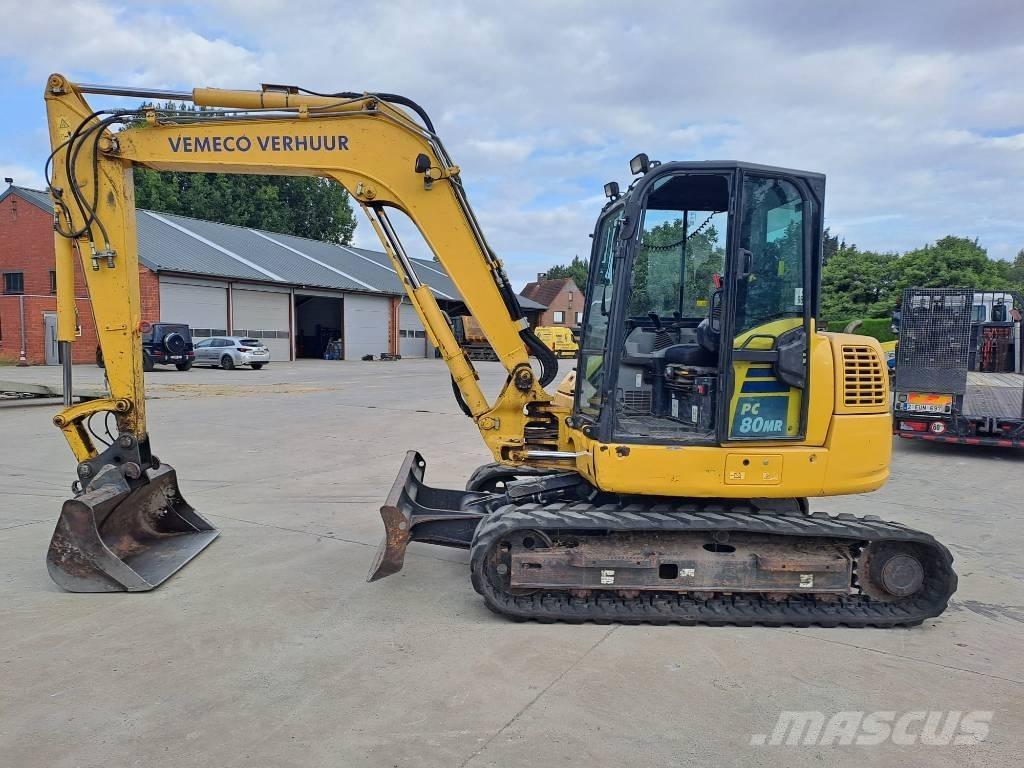 Komatsu PC 80 MR-5 Vidutinės galios ekskavatoriai 7-12 t