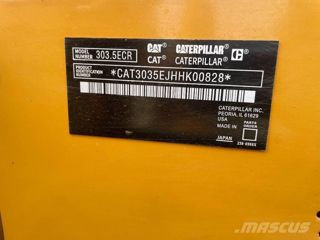 CAT 303 Mini ekskavatoriai < 7 t