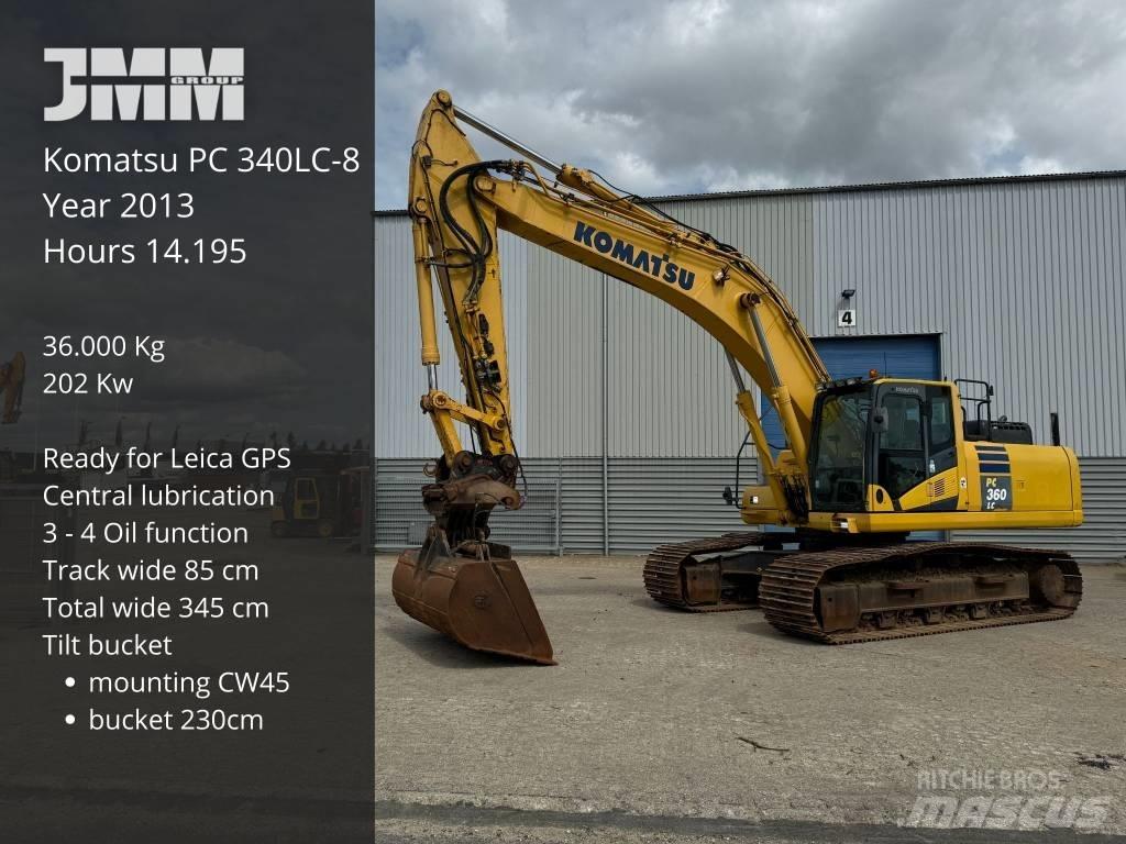 Komatsu PC360LC-10 Vikšriniai ekskavatoriai