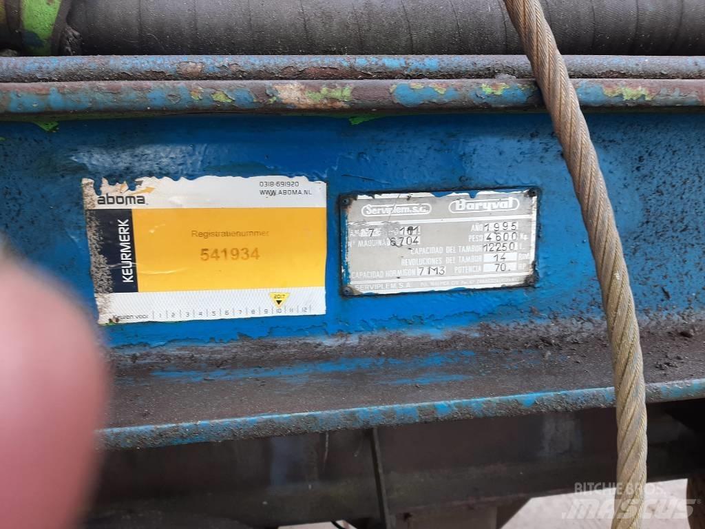 Baryval beton mixer Betono/Cemento maišytuvai