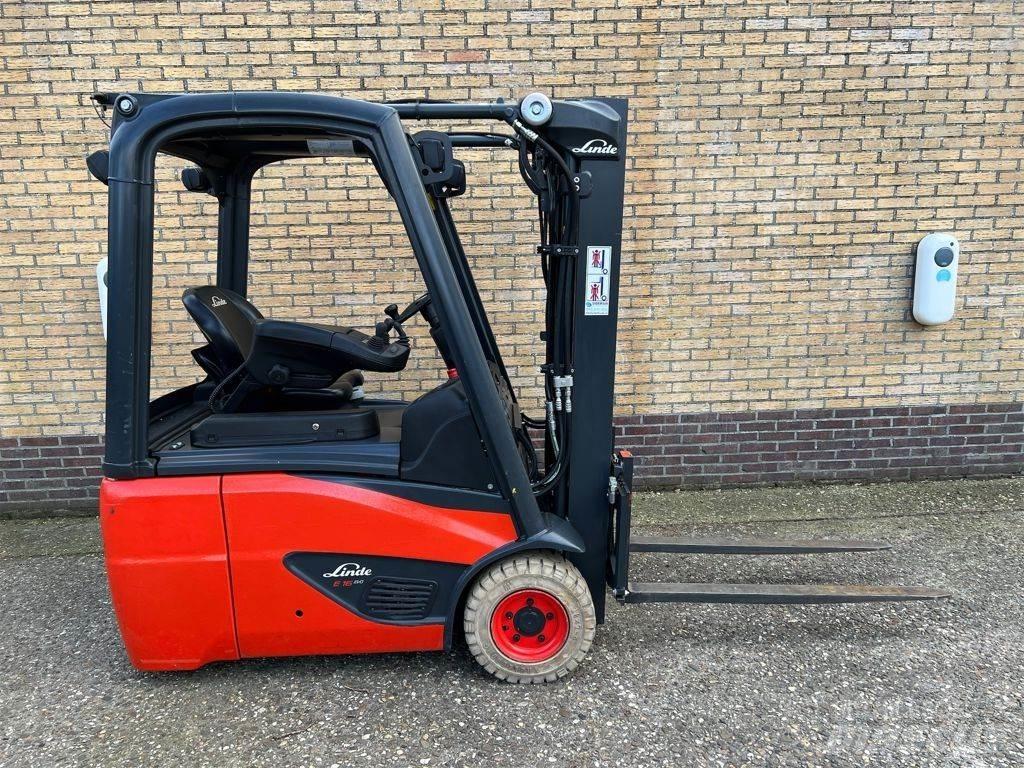 Linde E16C-02 EVO Elektriniai šakiniai krautuvai