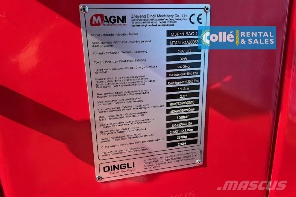 Magni MJP 11.5 | 2024 Alkūniniai keltuvai
