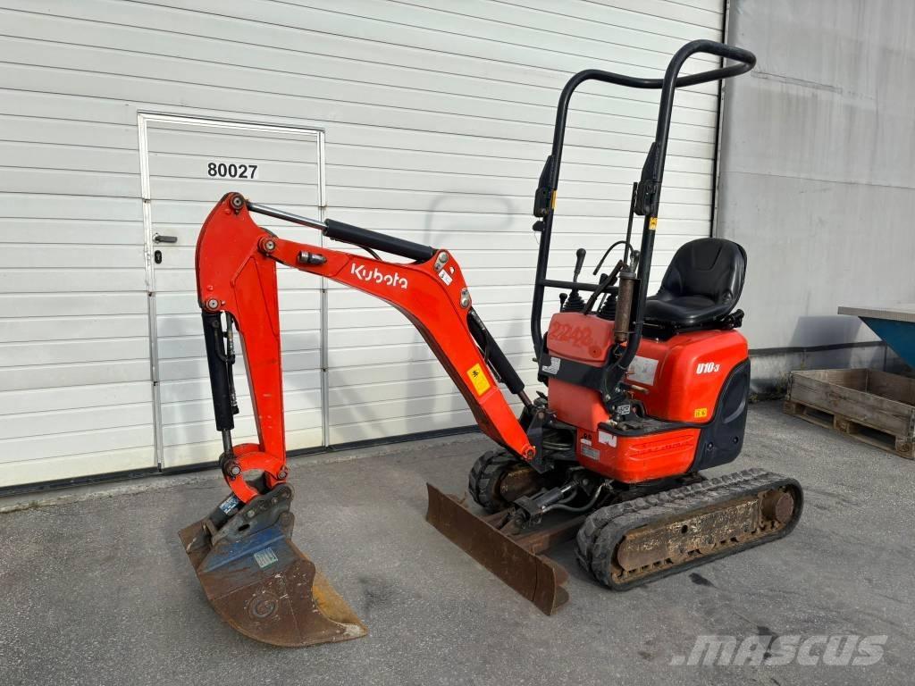 Kubota U 10-3 Mini ekskavatoriai < 7 t