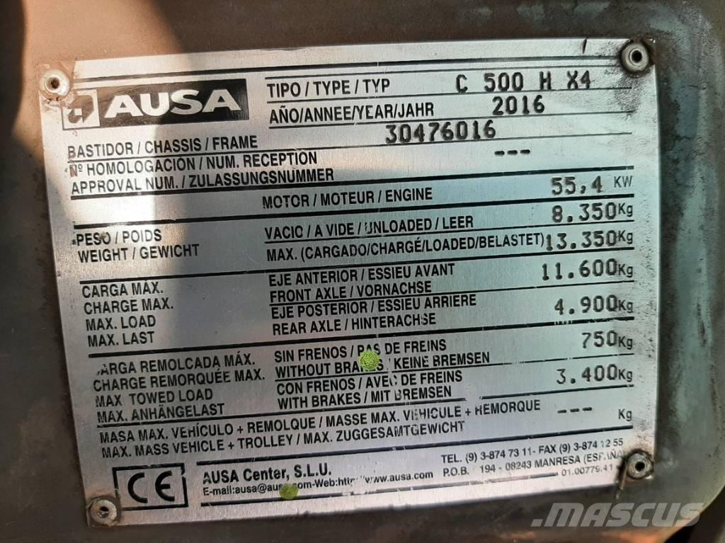 Ausa C 500 H X4 Visureigiai krautuvai