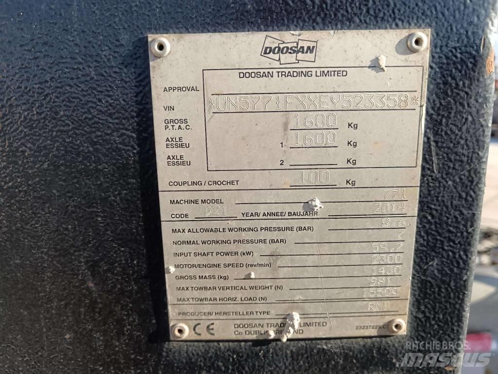 Doosan 7/71 Kompresoriai