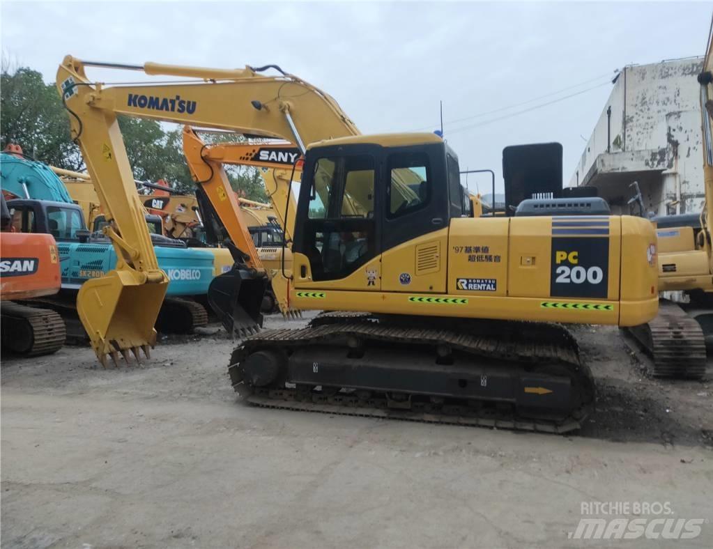 Komatsu PC200-7 Vikšriniai ekskavatoriai