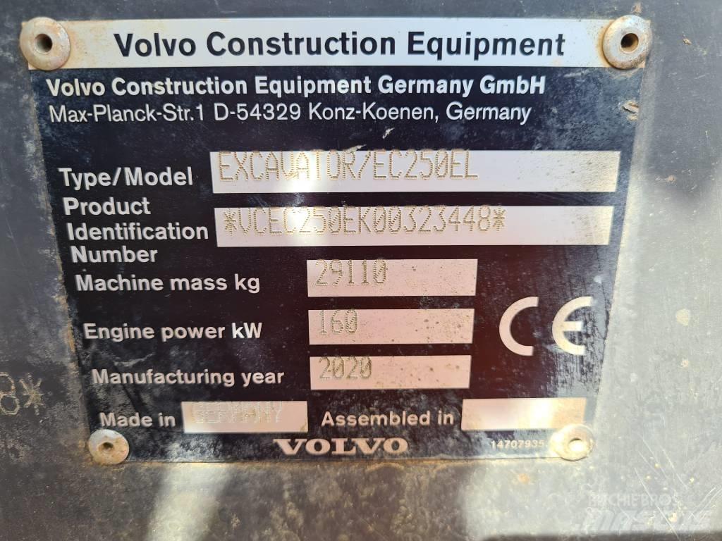Volvo EC250 E L Vikšriniai ekskavatoriai