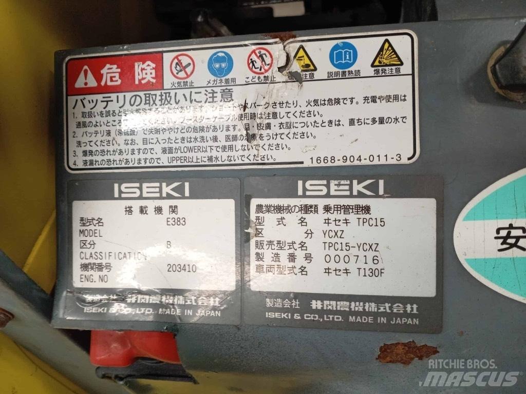 Iseki TPC 15 Traktoriai