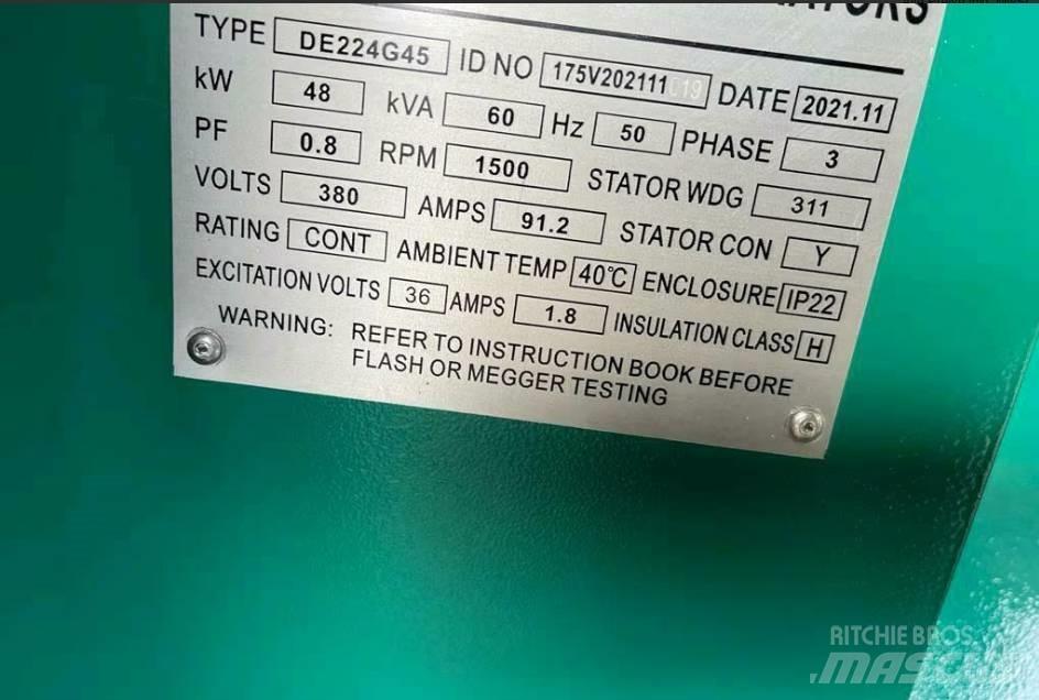  Pheatonn 60KVA Dyzeliniai generatoriai