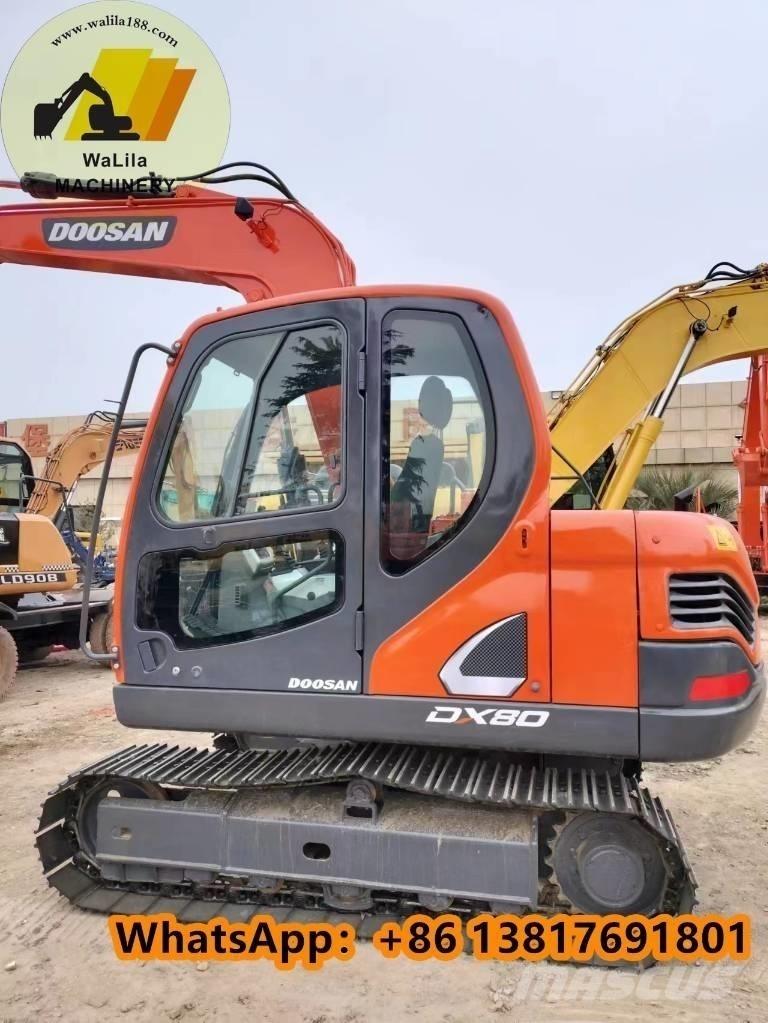 Doosan DX 80 R Vidutinės galios ekskavatoriai 7-12 t