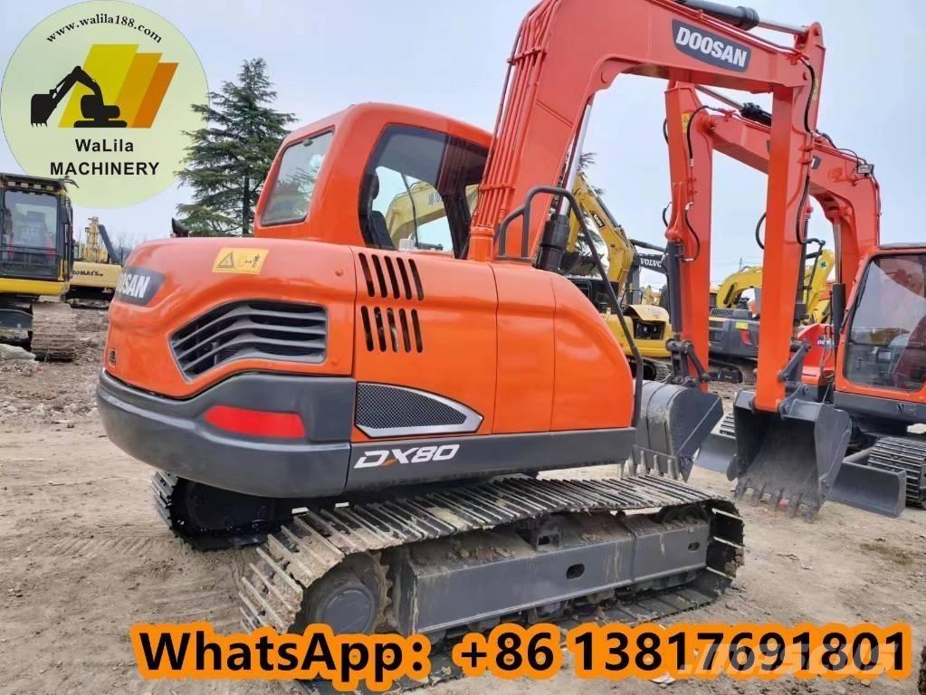 Doosan DX 80 R Vidutinės galios ekskavatoriai 7-12 t