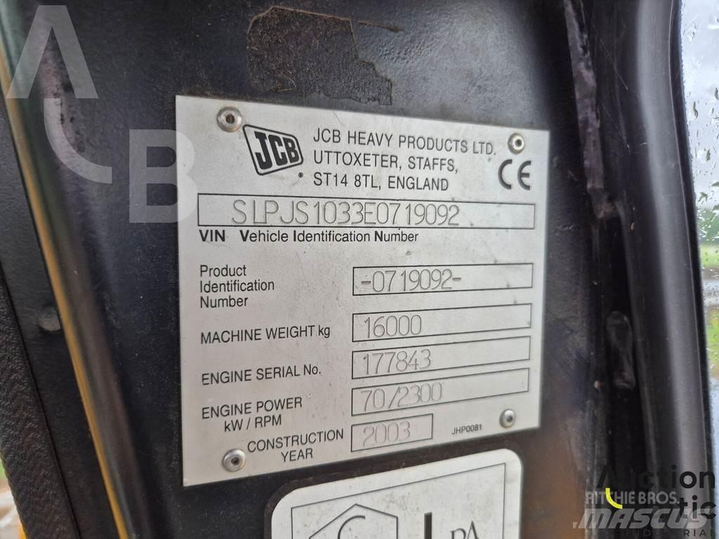 JCB JS 160 W Ratiniai ekskavatoriai