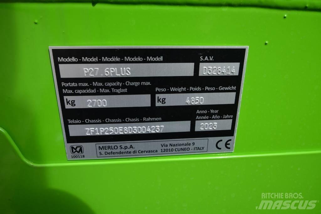 Merlo P 27.6 Plus Teleskopiniai krautuvai