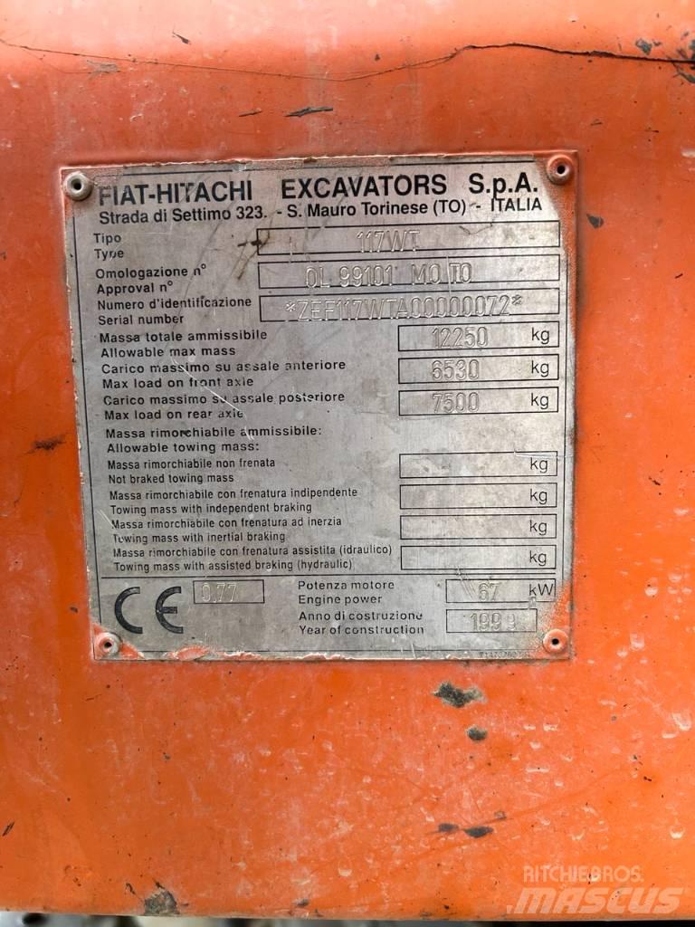 Fiat-Hitachi fh 120 Ratiniai ekskavatoriai
