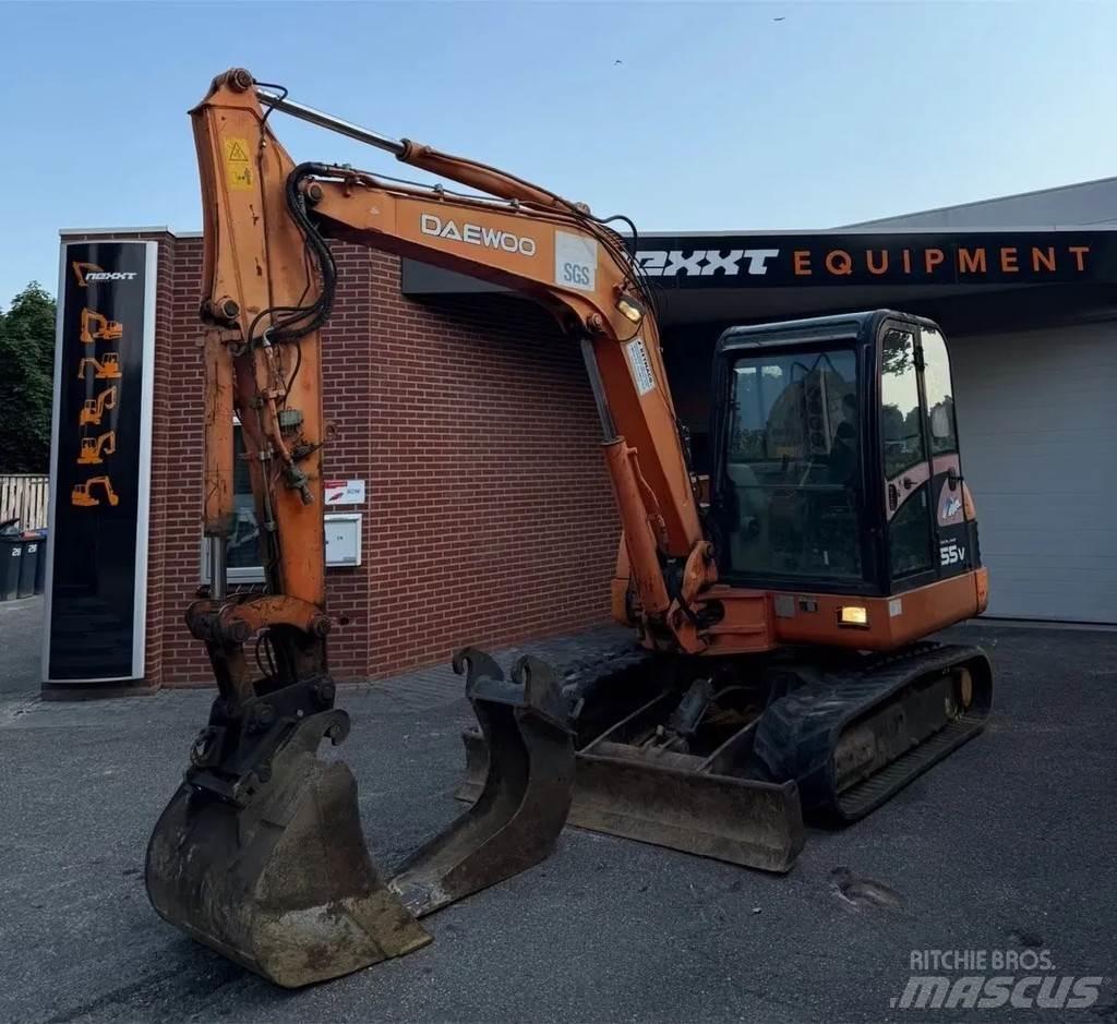 Daewoo 55-V Mini ekskavatoriai < 7 t
