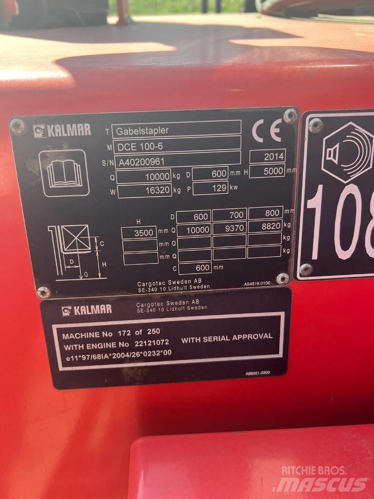 Kalmar DCE100-6 Dyzeliniai krautuvai