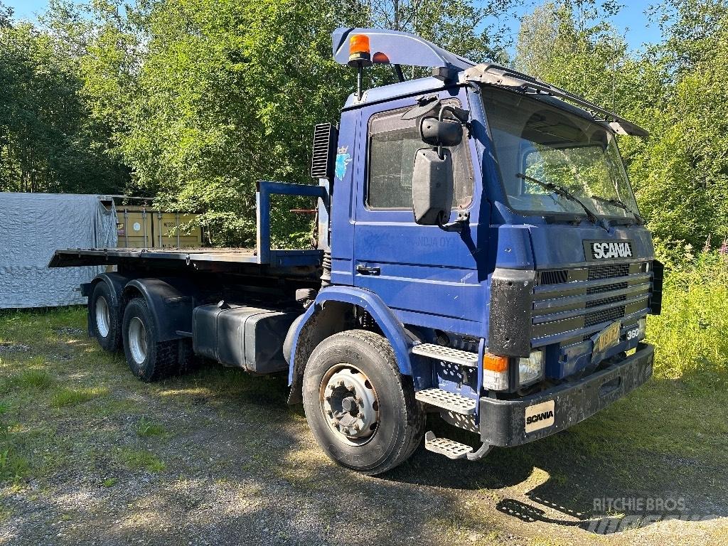 Scania 113 Sunkvežimiai su keliamuoju kabliu