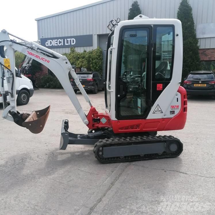 Takeuchi TB216 Mini ekskavatoriai < 7 t