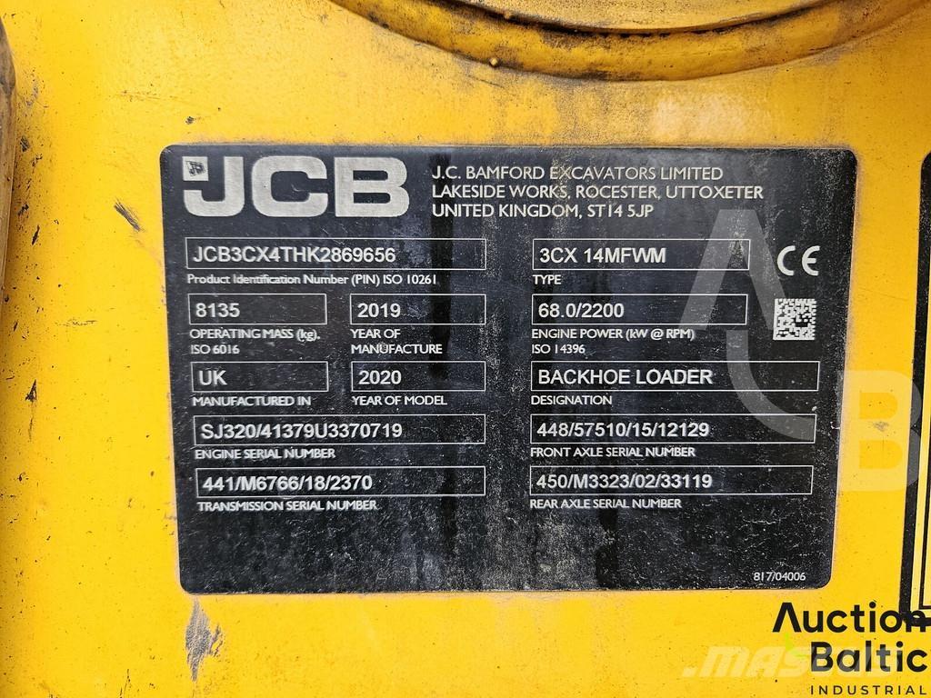 JCB 3 CX Ekskavatoriniai krautuvai