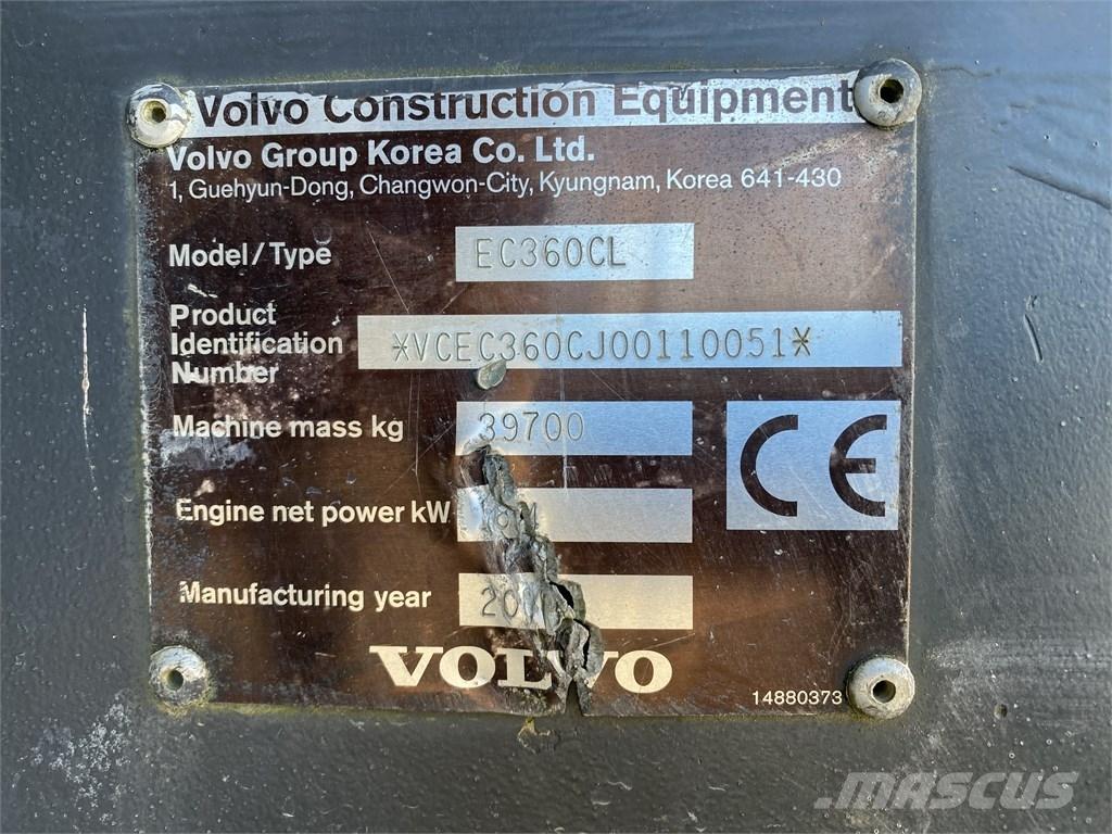 Volvo EC 360 C L Vikšriniai ekskavatoriai