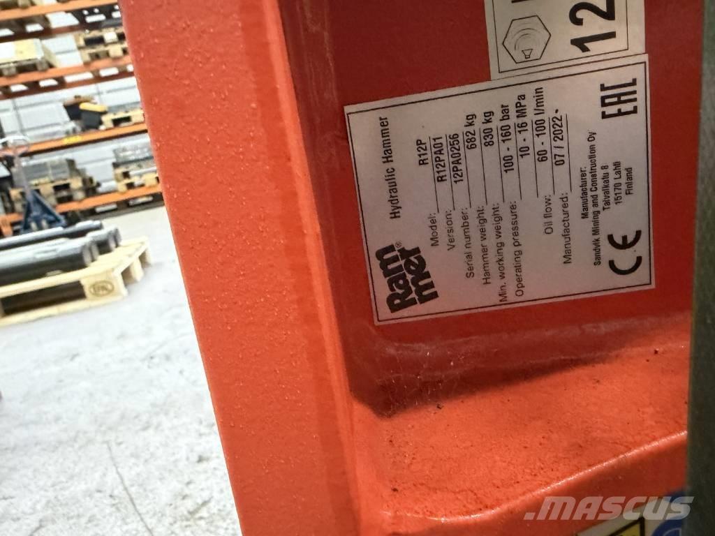 Rammer R12P Hidrauliniai kūjai / Trupintuvai