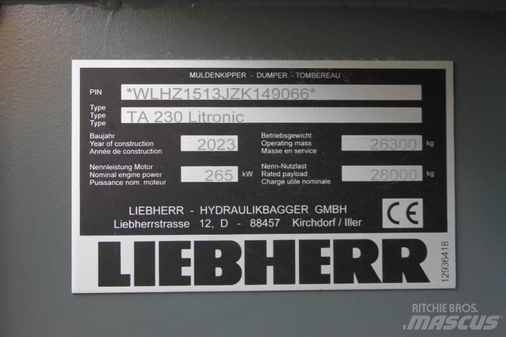 Liebherr TA 230 Karjeriniai savivarčiai
