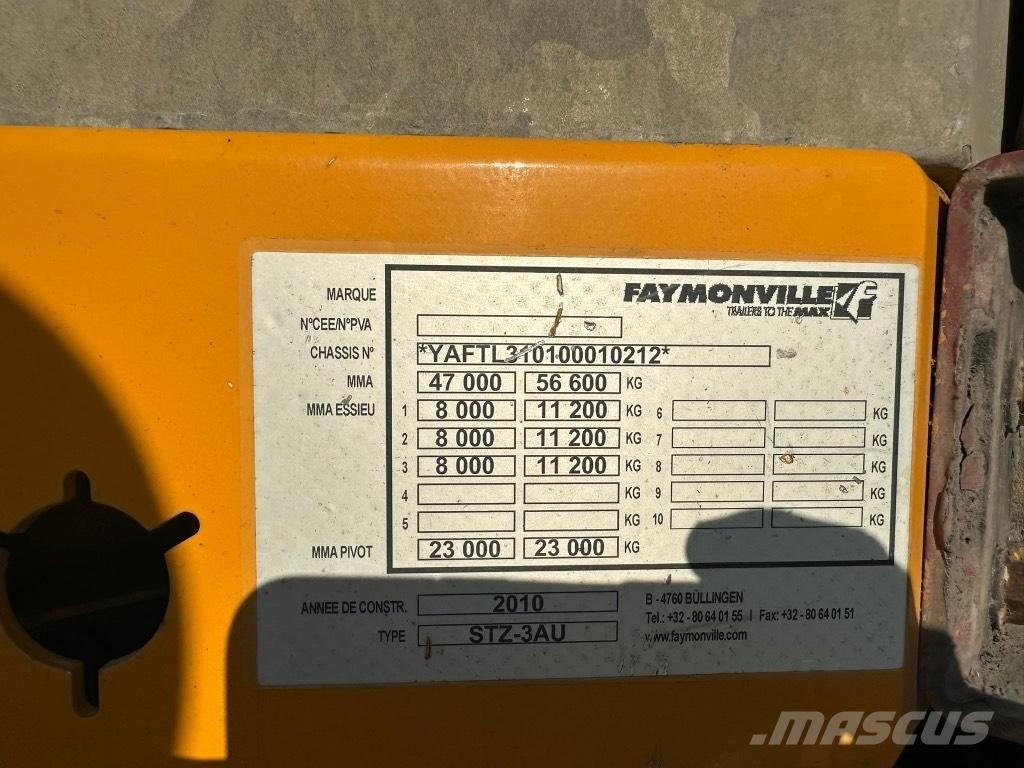 Faymonville STZ-3AU Žemo iškrovimo puspriekabės