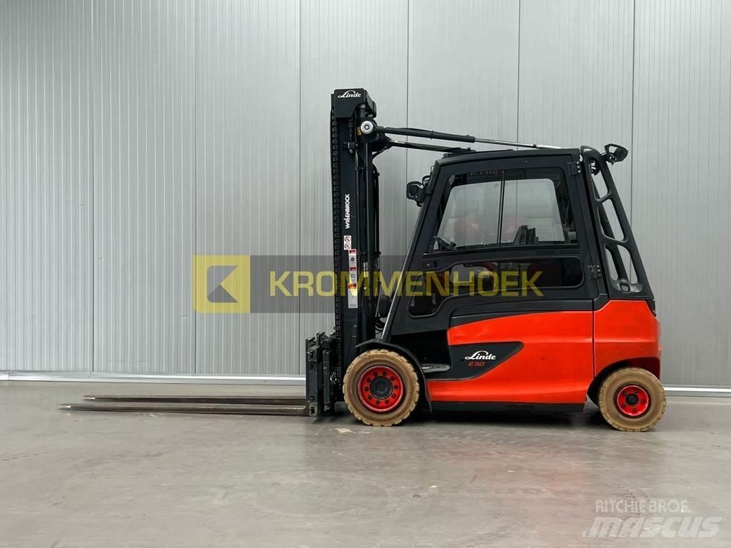 Linde E 50 HL Elektriniai šakiniai krautuvai