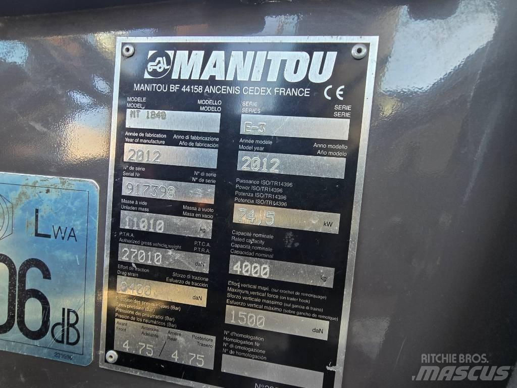 Manitou 1840 Teleskopiniai krautuvai