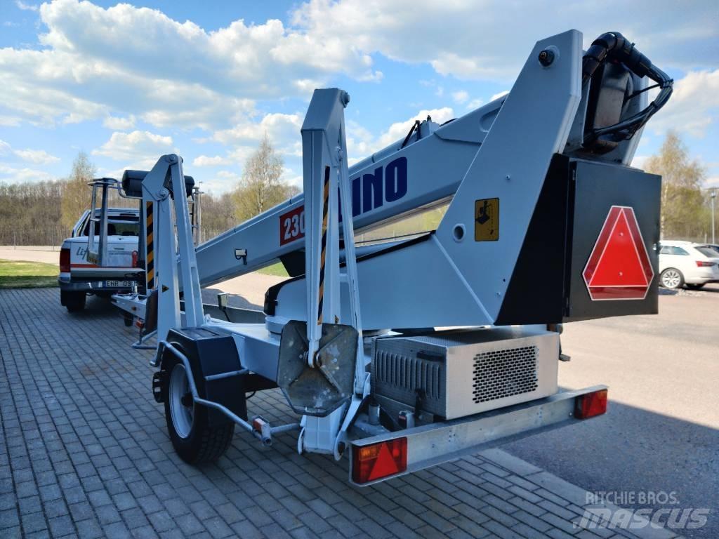 Dino 230 T Skylift Ant priekabų montuojamos kėlimo platformos