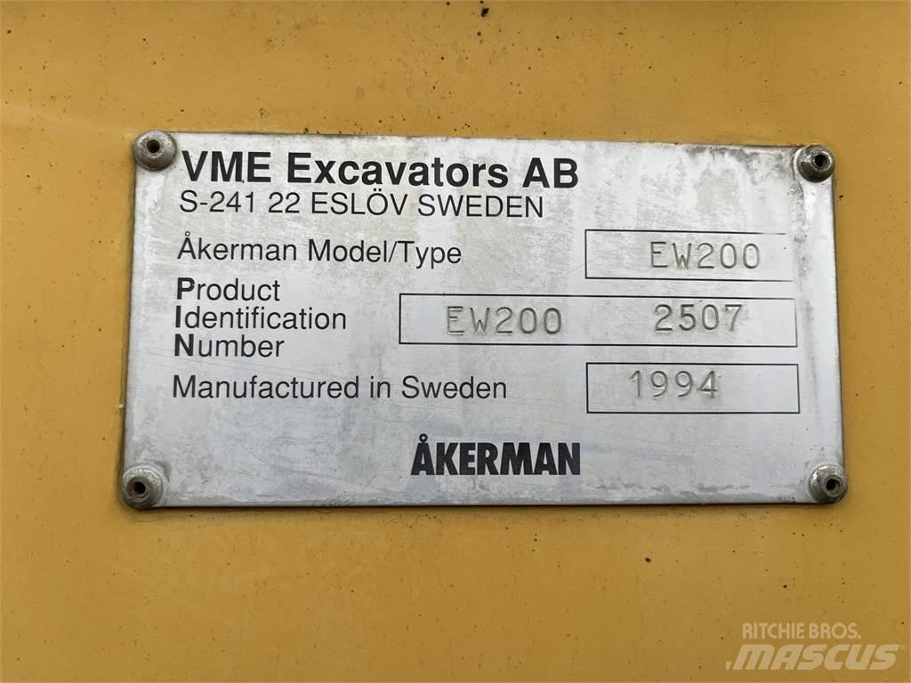 Åkerman EW200 4X4 Ratiniai ekskavatoriai