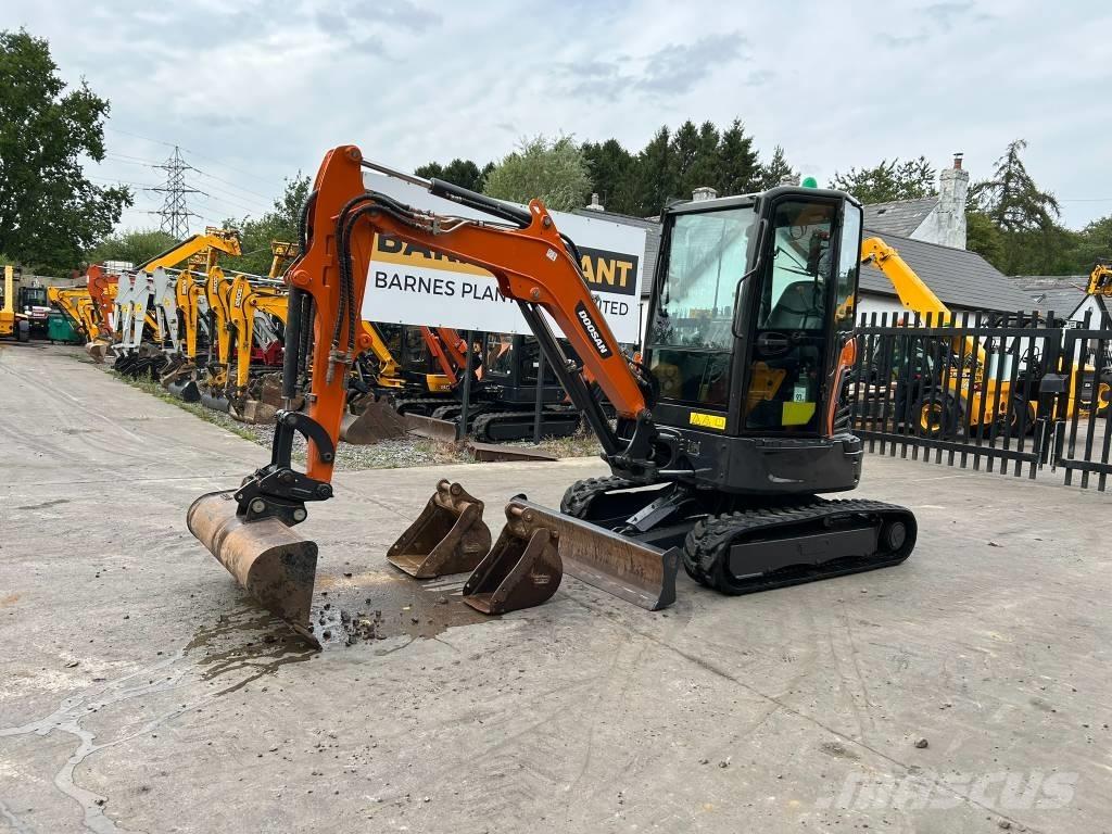 Doosan DX 27 Z Mini ekskavatoriai < 7 t