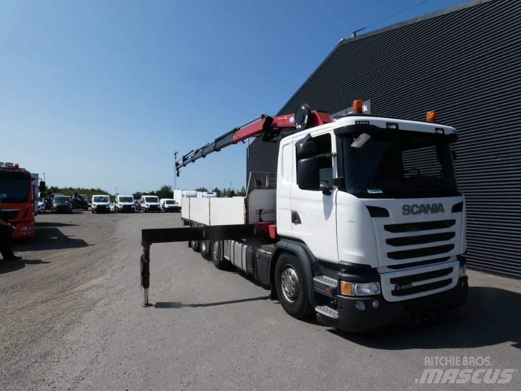 Scania G 450 Automobiliniai kranai