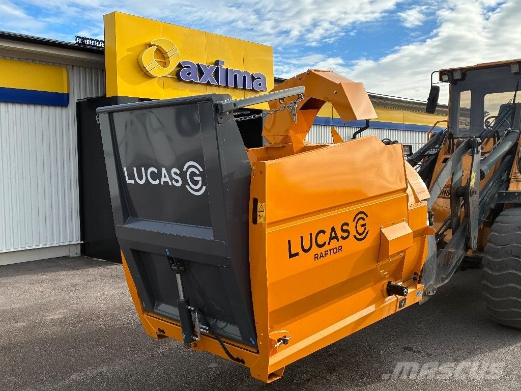 Lucas Raptor Ryšulių smulkinimo, pjaustymo ir išvyniojimo įrenginiai