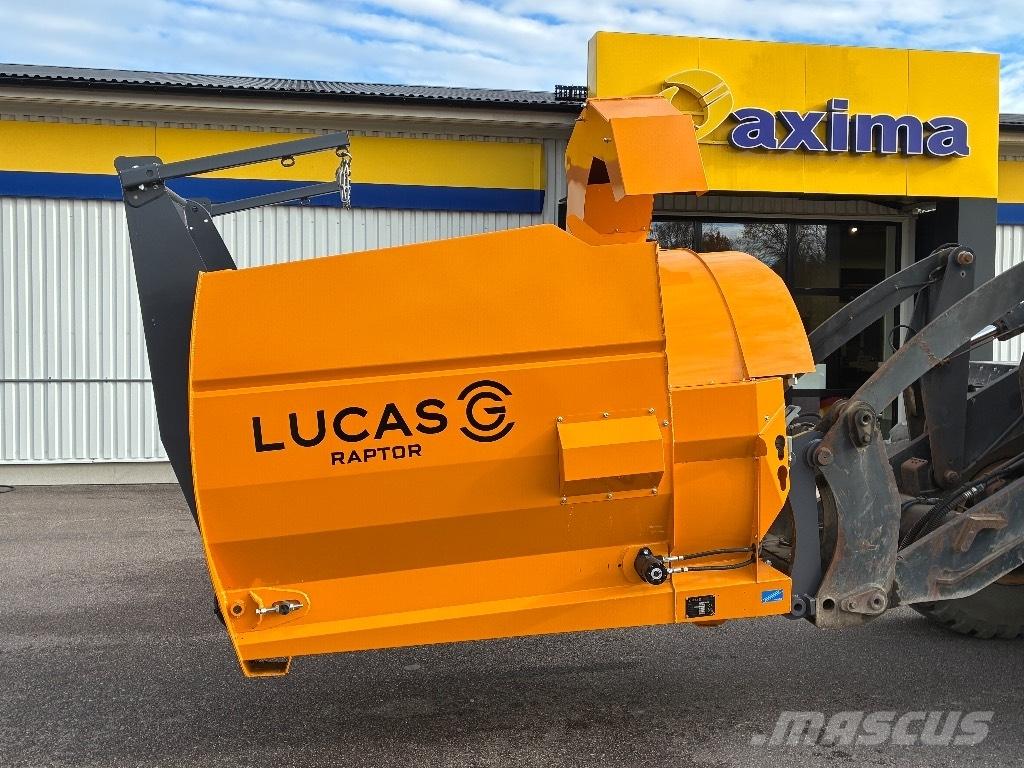 Lucas Raptor Ryšulių smulkinimo, pjaustymo ir išvyniojimo įrenginiai