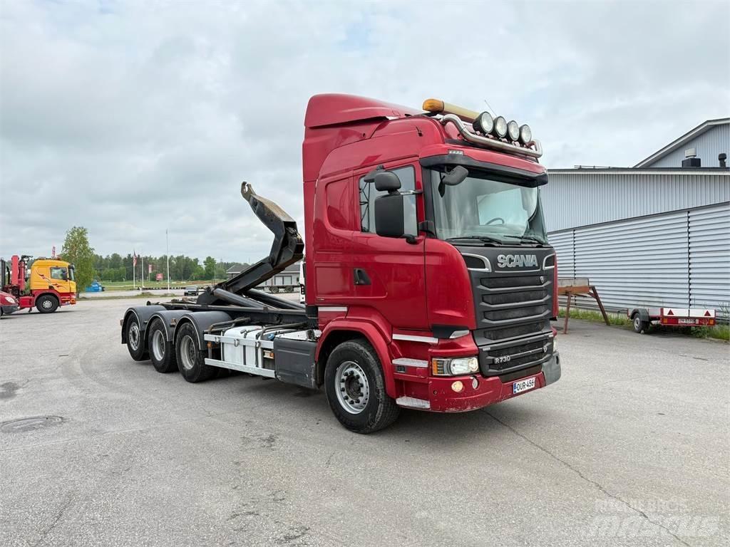 Scania R730 8x4 Sunkvežimiai su keliamuoju kabliu