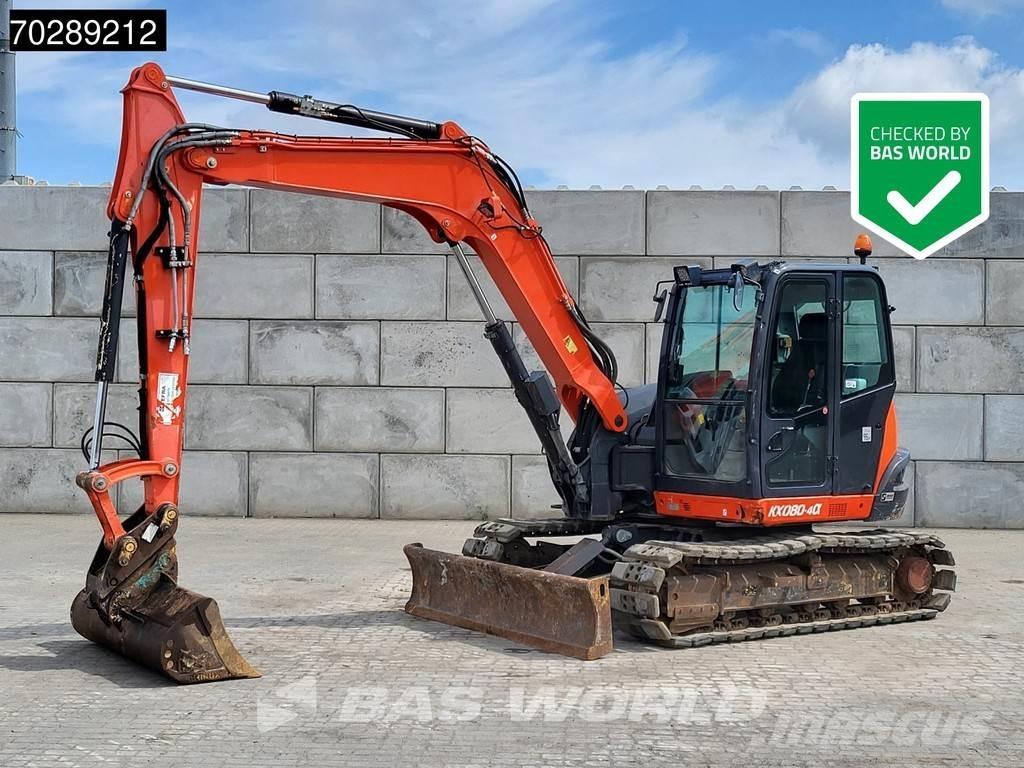 Kubota KX080 -4a Mini ekskavatoriai < 7 t