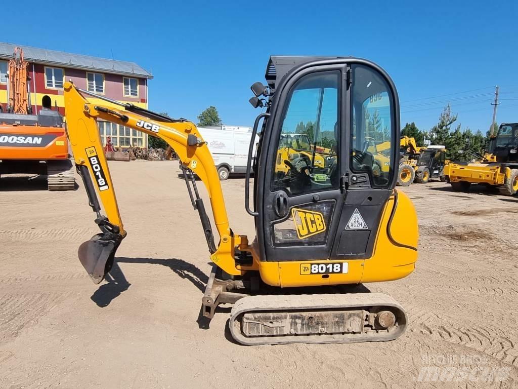 JCB 8018 Mini ekskavatoriai < 7 t