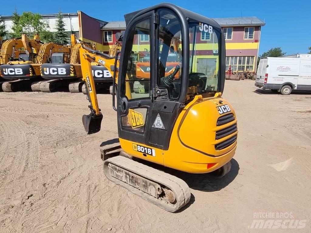 JCB 8018 Mini ekskavatoriai < 7 t