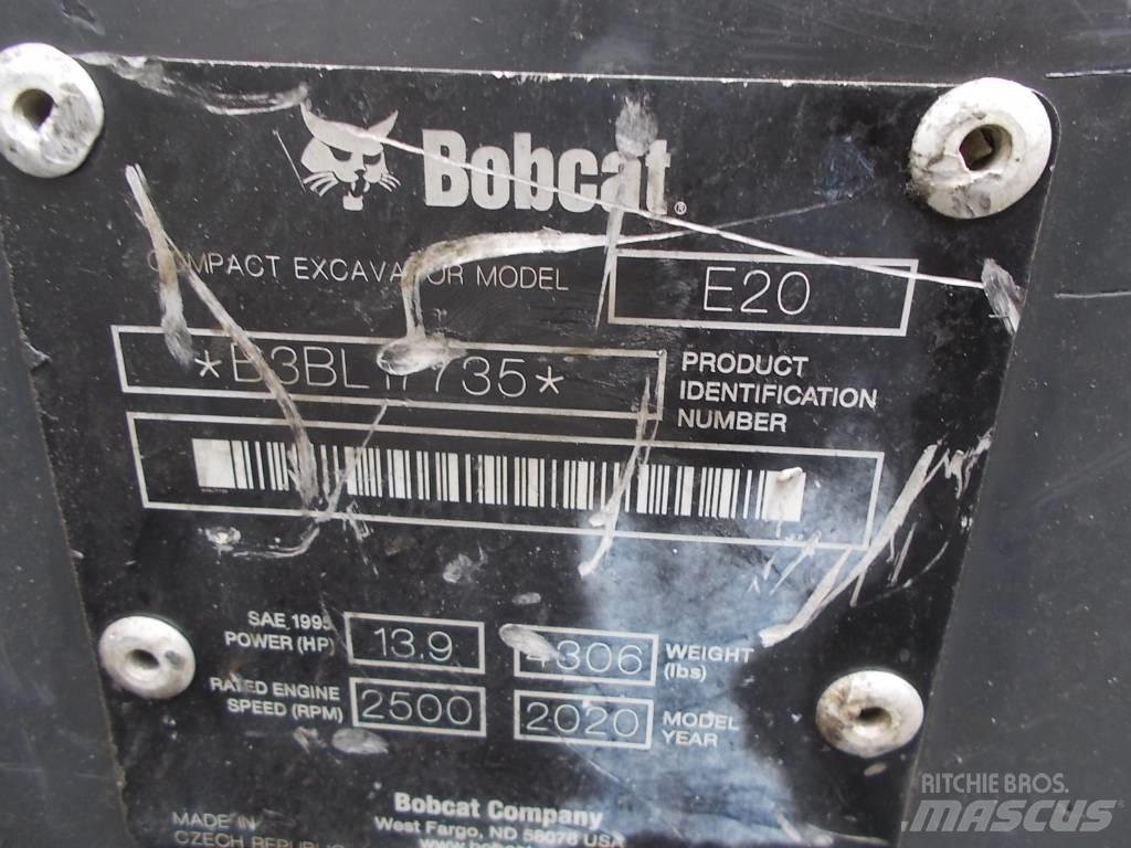 Bobcat E20 Mini ekskavatoriai < 7 t