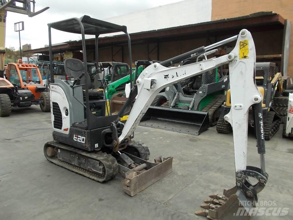Bobcat E20 Mini ekskavatoriai < 7 t