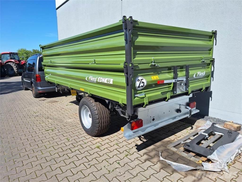 Fliegl EDK 60 FOX Savivartės priekabos