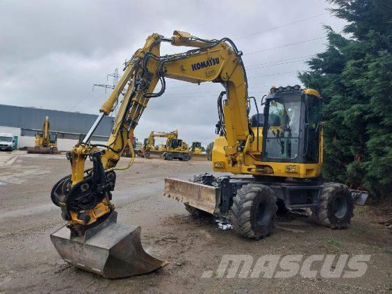 Komatsu PW138MR-11 Ratiniai ekskavatoriai